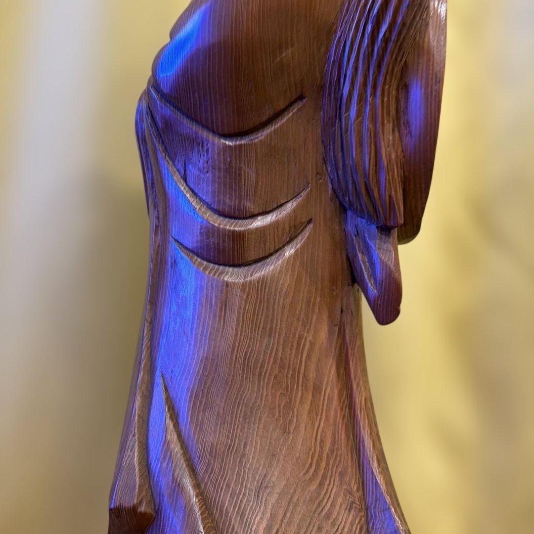 達磨大師　木彫り　約61cm