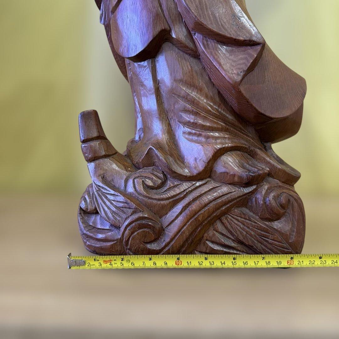 達磨大師　木彫り　約61cm