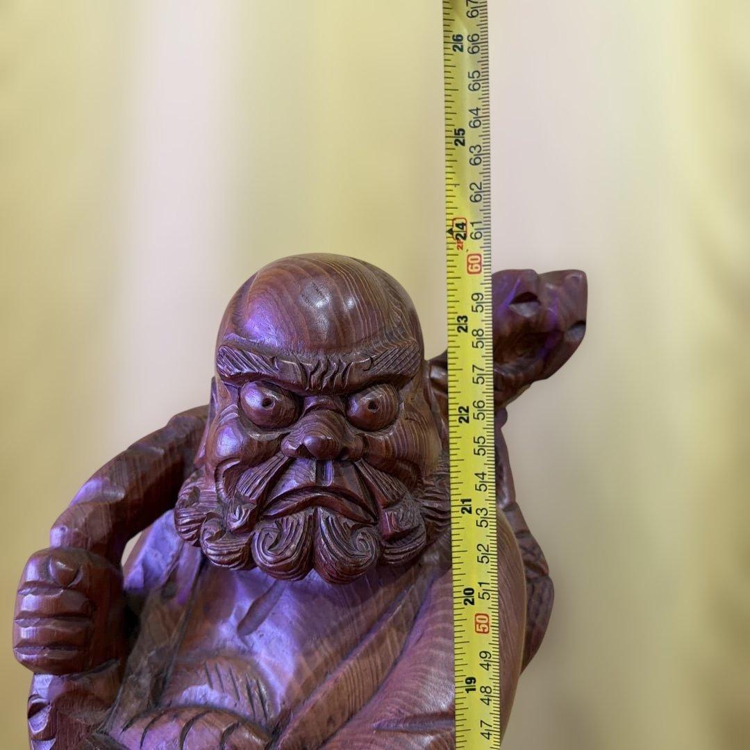 達磨大師　木彫り　約61cm