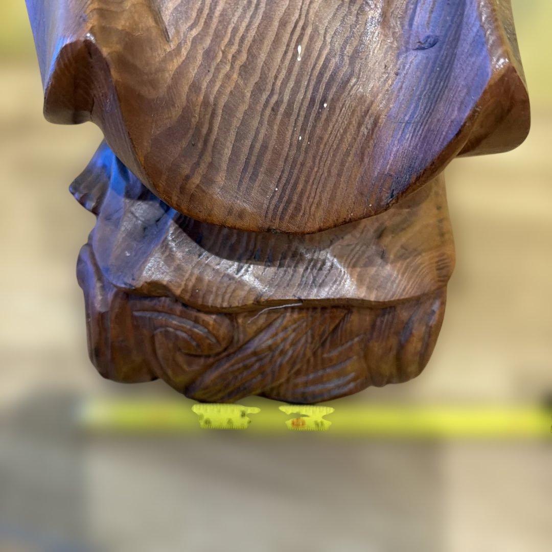 達磨大師　木彫り　約61cm