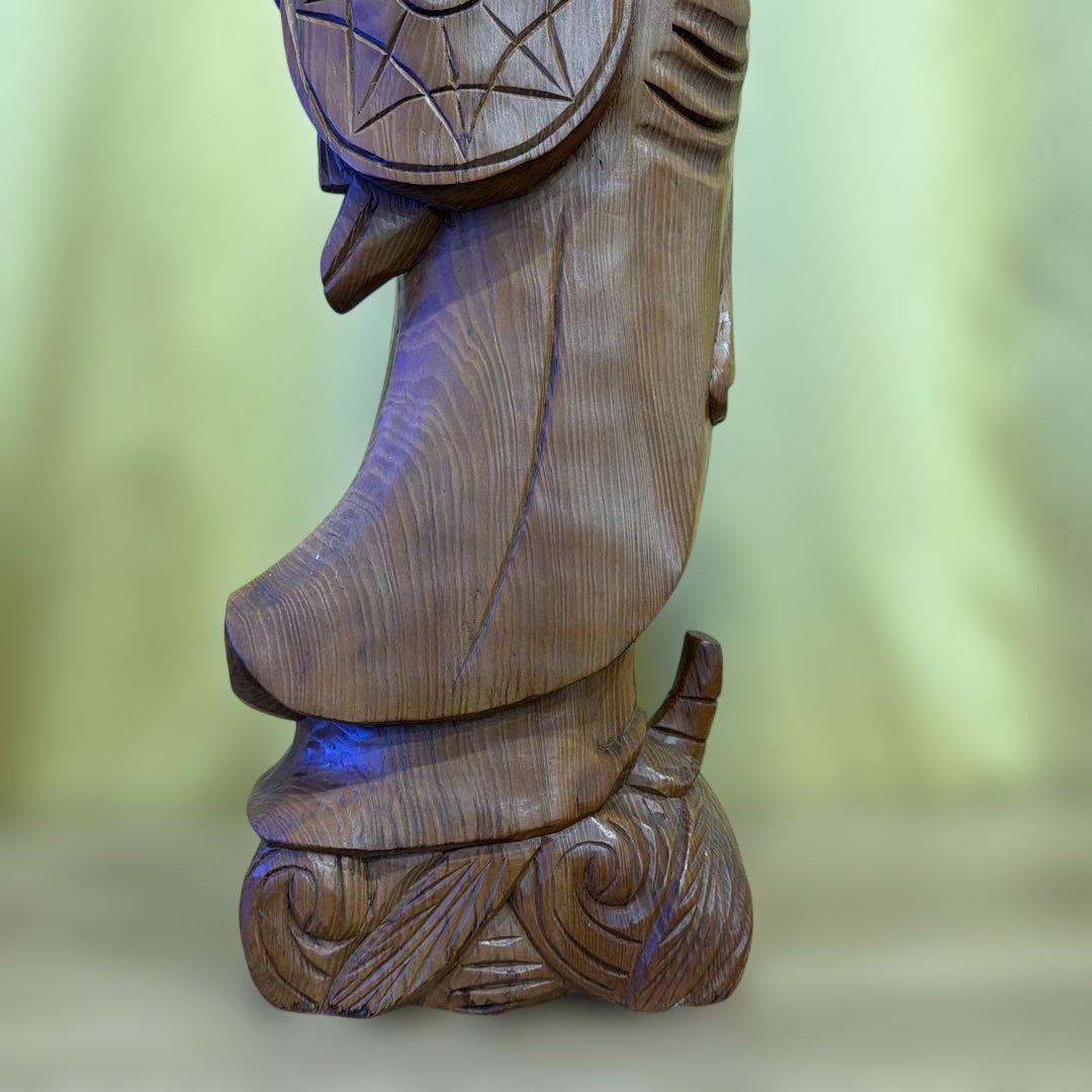 達磨大師　木彫り　約61cm