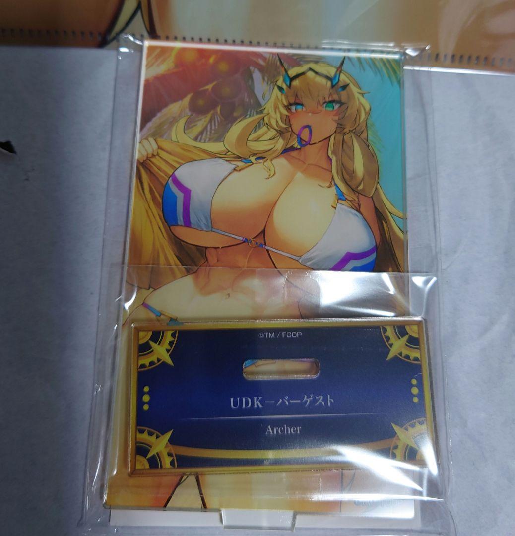 セット FGO 最終再臨展 水着 バーゲスト UDK クリアファイル アクスタ