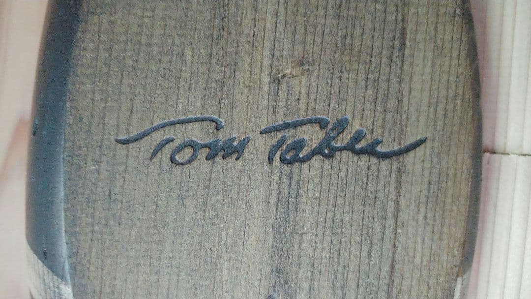 Tom Taber（トム・タバー:アメリカ彫刻家）カモの木彫デコイ