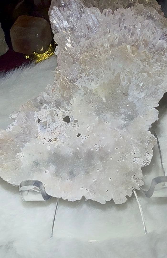 天然水晶クラスターインクリュージョン / インナー結晶虹あり Amulet