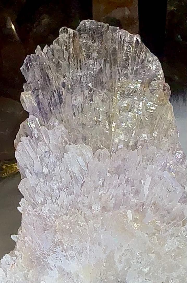 天然水晶クラスターインクリュージョン / インナー結晶虹あり Amulet