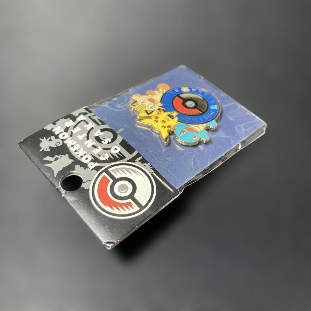 ポケモンセンターオーサカ　初代　ピンバッチ　ピカチュウ　ゼニガメ　ニャース　大阪