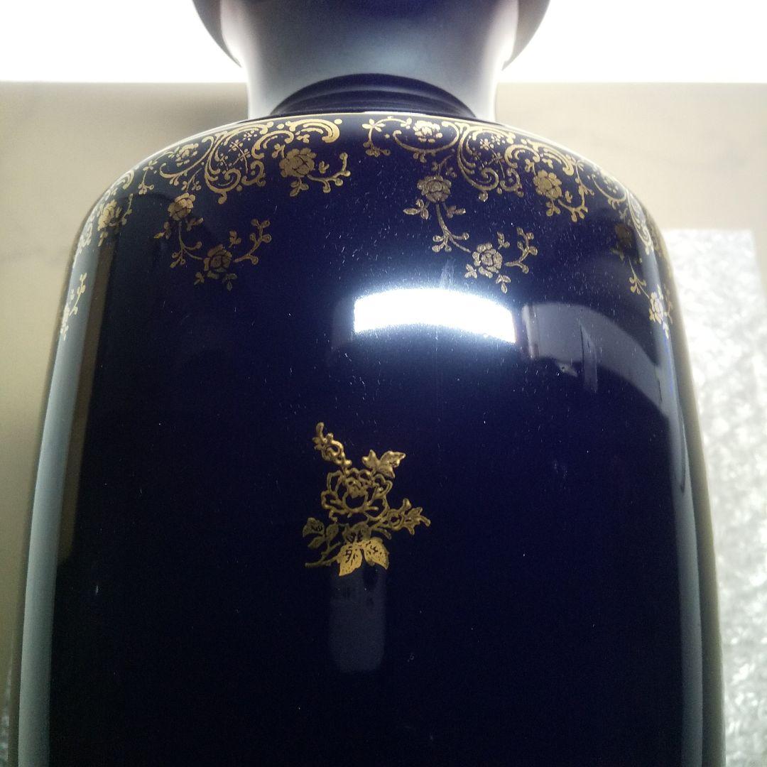 LIMOGES CASTEL 22金 花瓶 ３５cm 金彩 フランス製