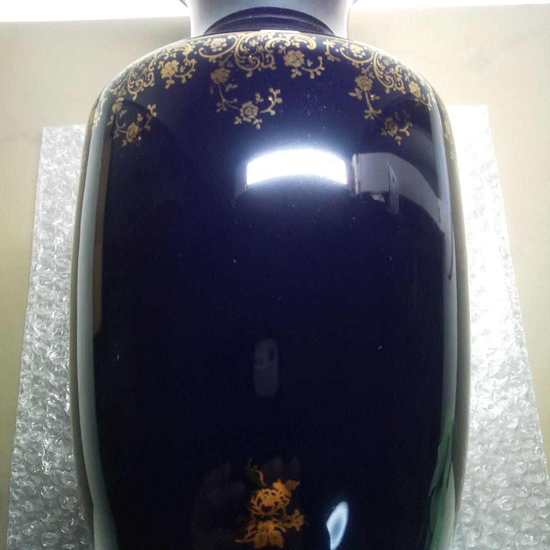 LIMOGES CASTEL 22金 花瓶 ３５cm 金彩 フランス製