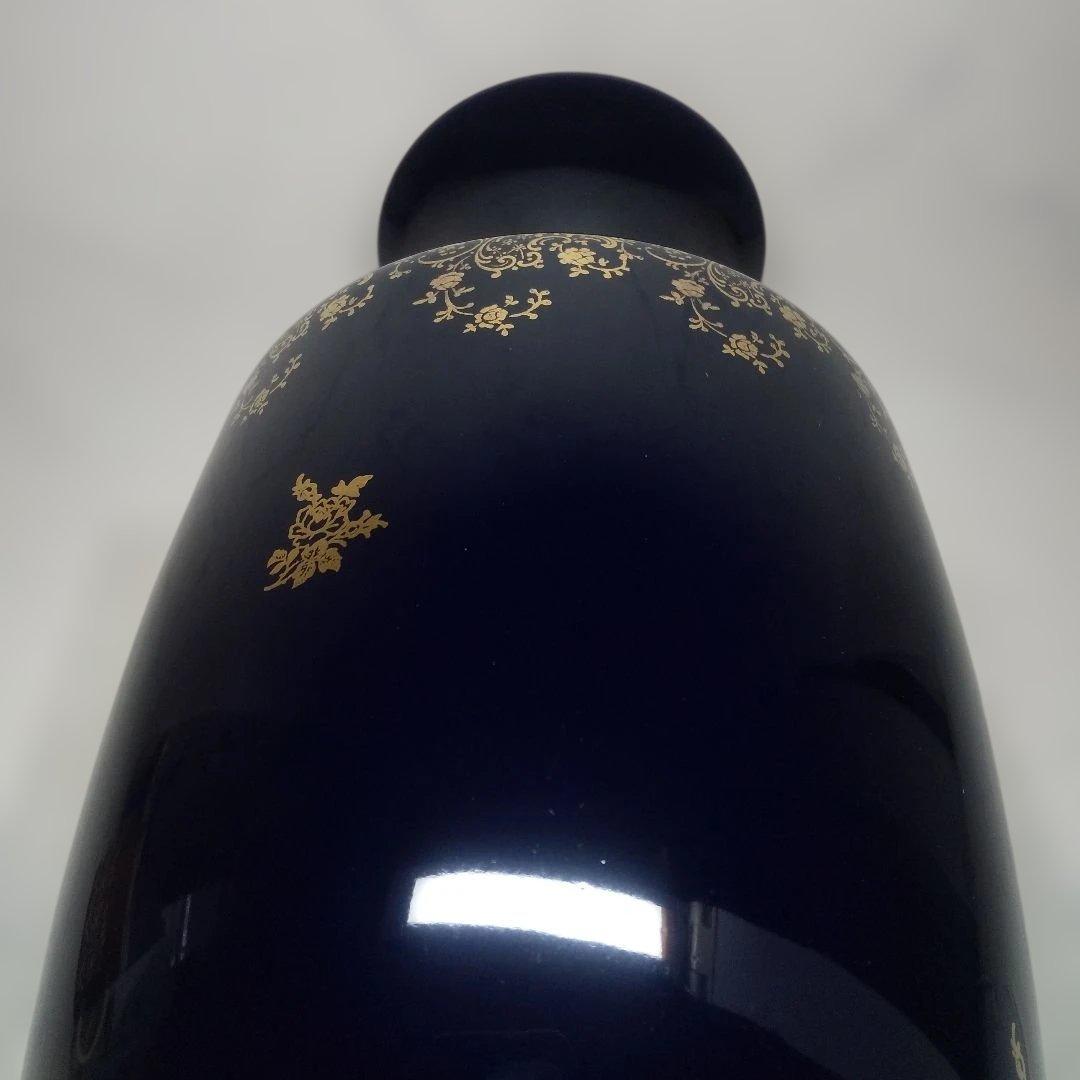 LIMOGES CASTEL 22金 花瓶 ３５cm 金彩 フランス製