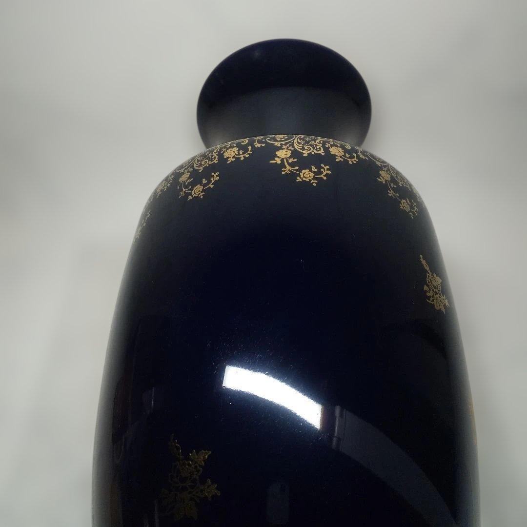 LIMOGES CASTEL 22金 花瓶 ３５cm 金彩 フランス製