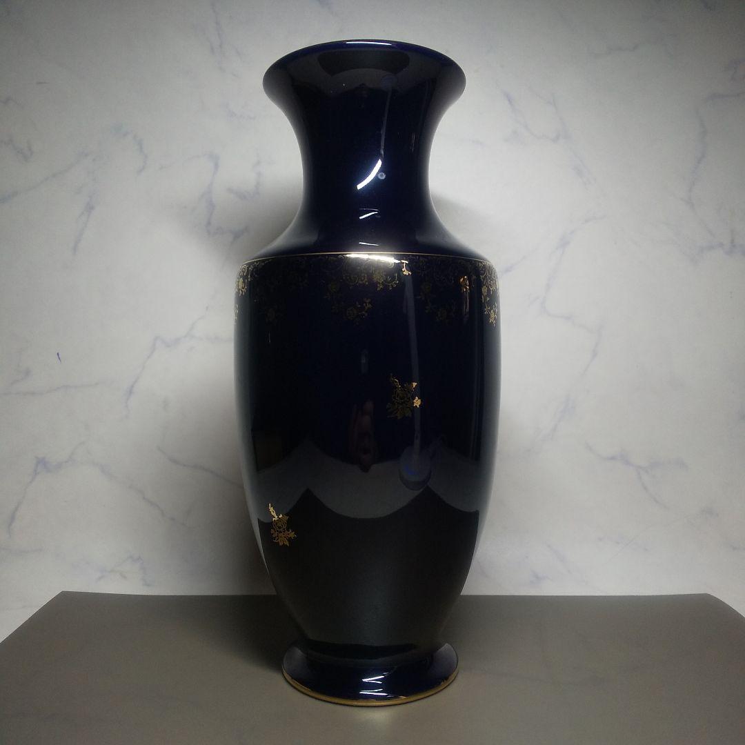 LIMOGES CASTEL 22金 花瓶 ３５cm 金彩 フランス製