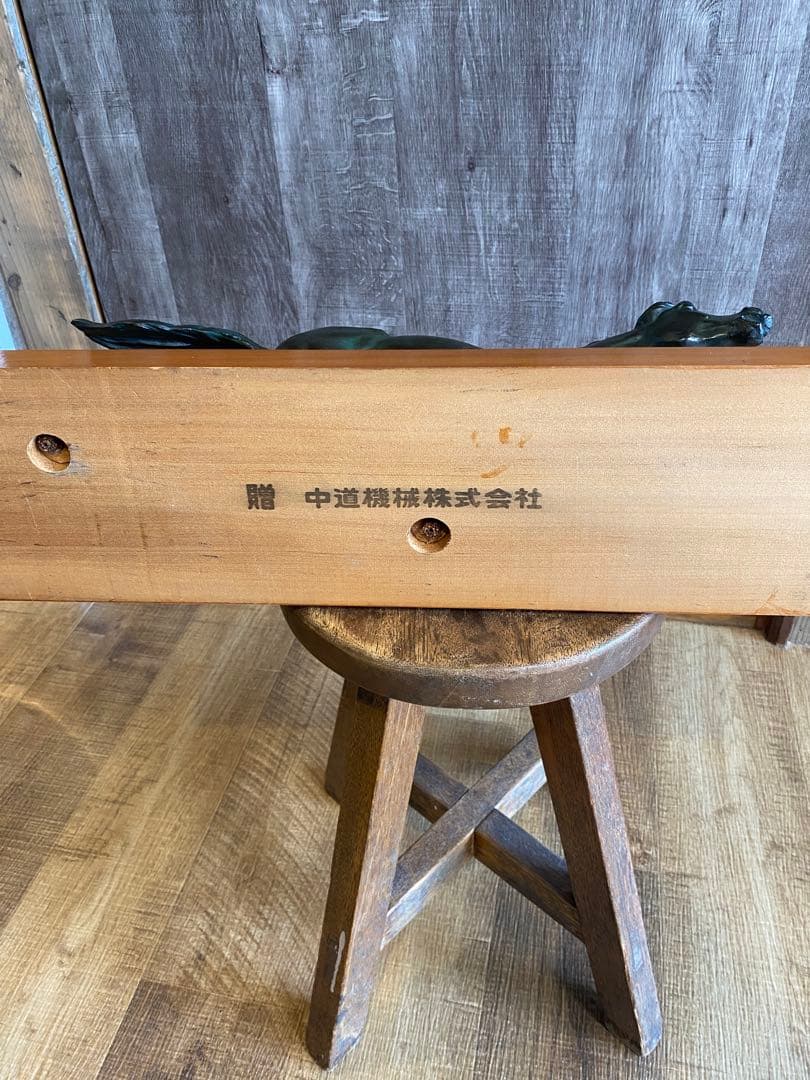 馬の置き物　ブロンズ