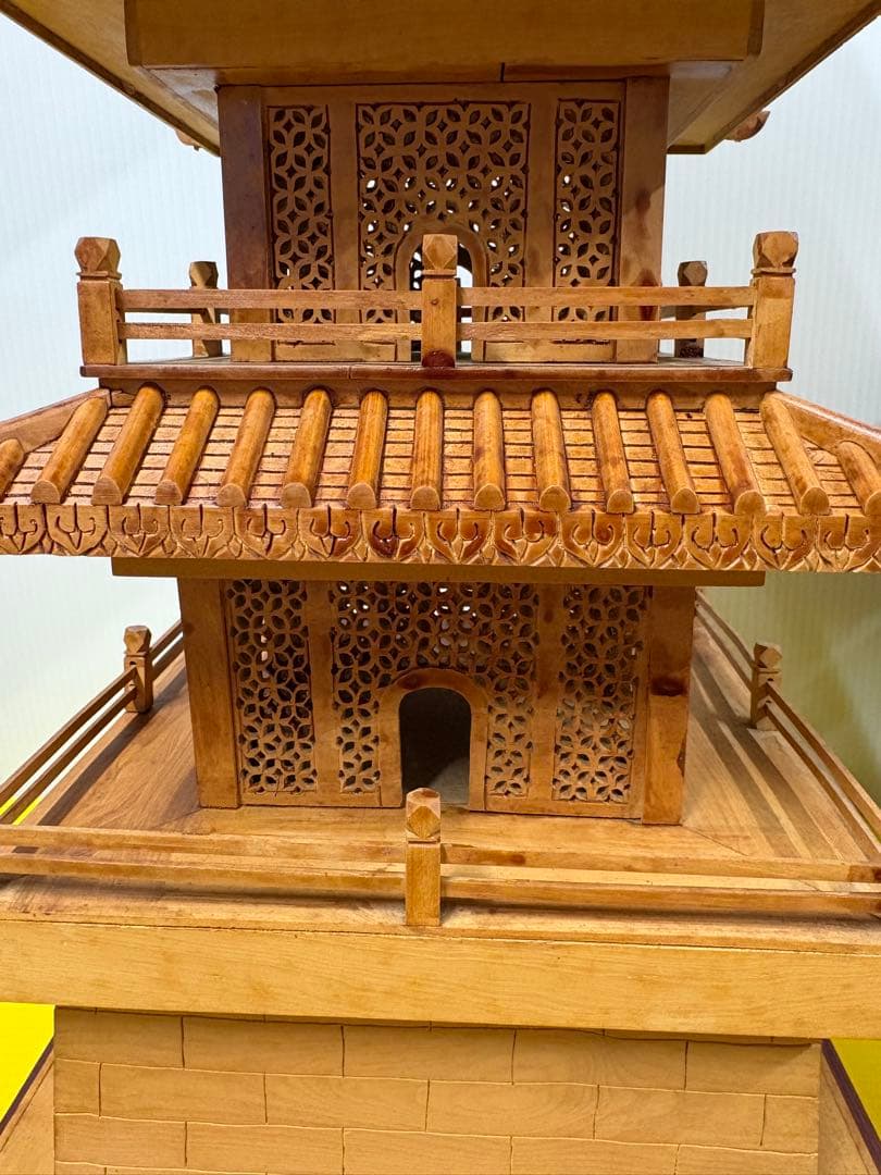 昭和レトロ五重の塔置物（木製）✨【新春お宝雑貨市】✨