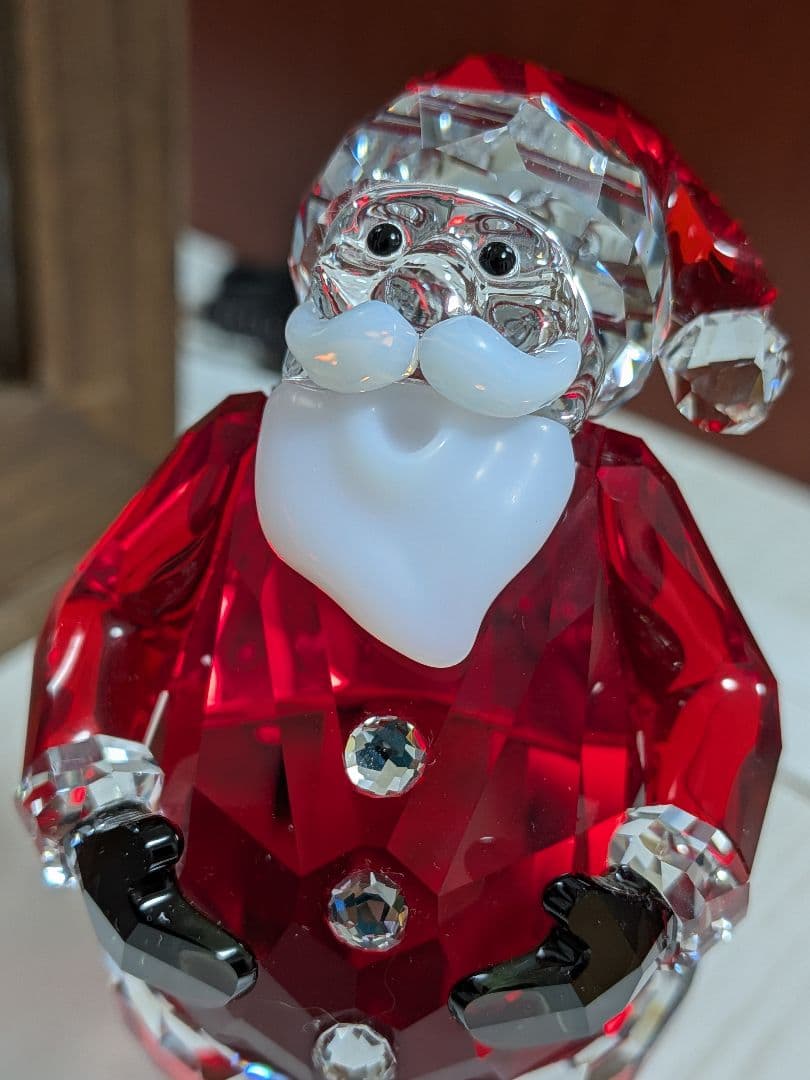 サンタクロース 置物　スワロフスキー