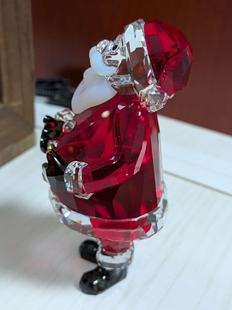 サンタクロース 置物　スワロフスキー