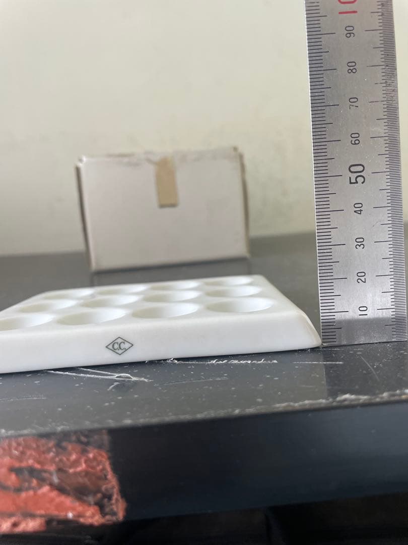 陶器製パレット　磁器（絵の具用）8枚セット