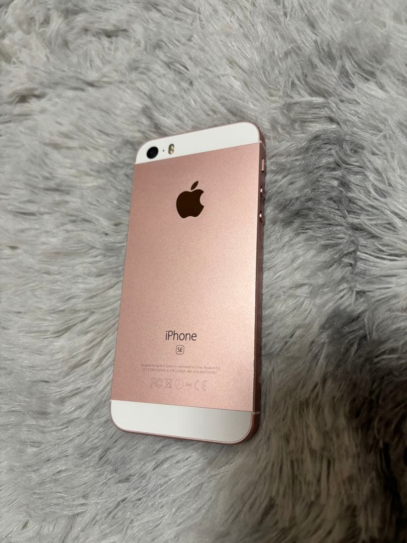 【美品】iPhone SE ローズゴールド 16GB 本体