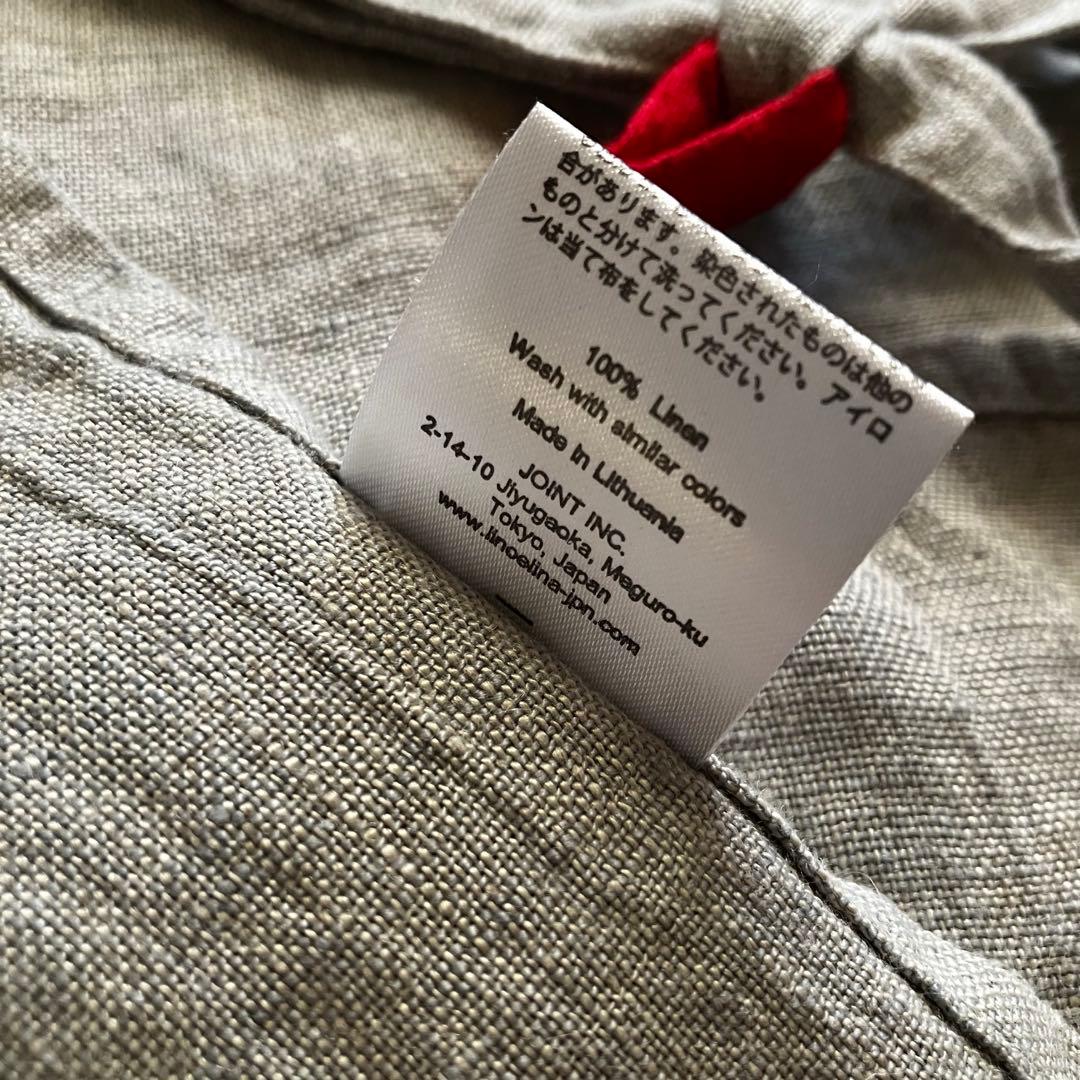 ꕤLino e Lina マノン フルエプロン スモーキーグレイ