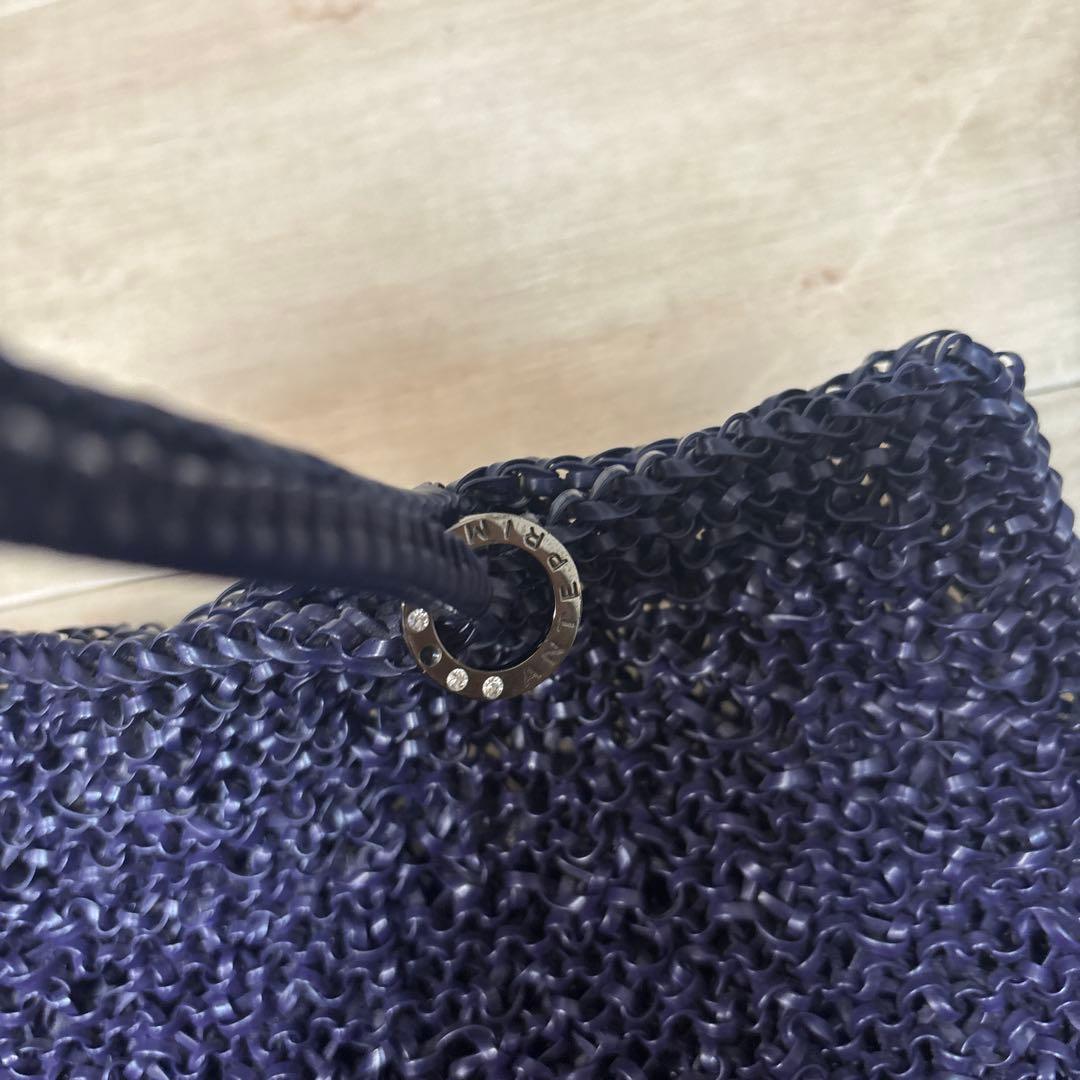 レア　美品　アンテプリマ　ワイヤーバック　パープル　ネイビー