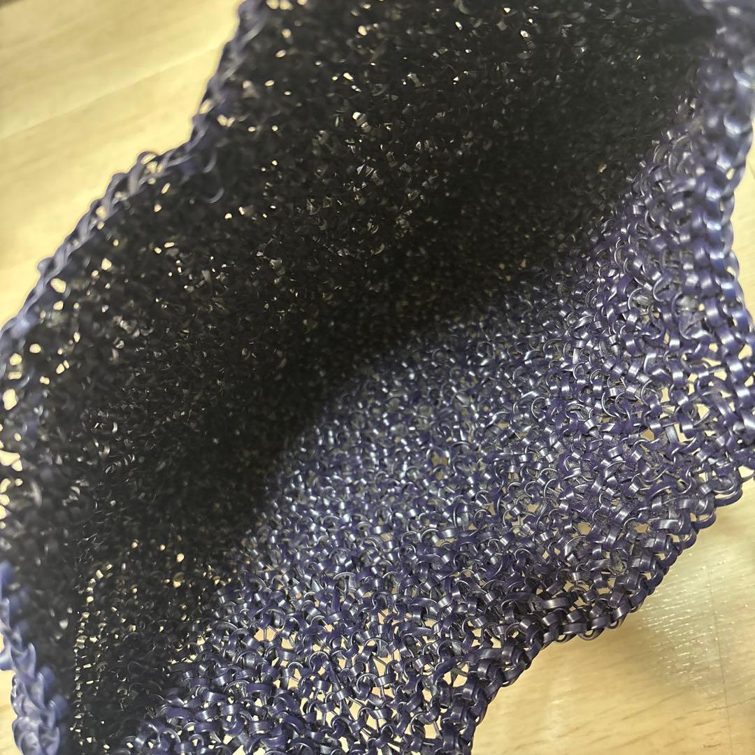 レア　美品　アンテプリマ　ワイヤーバック　パープル　ネイビー