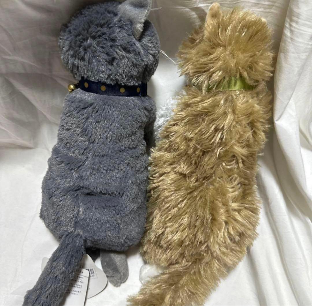 2点セット　熱烈にゃんこ屋 ぬいぐるみ シロネコ S サンアロー