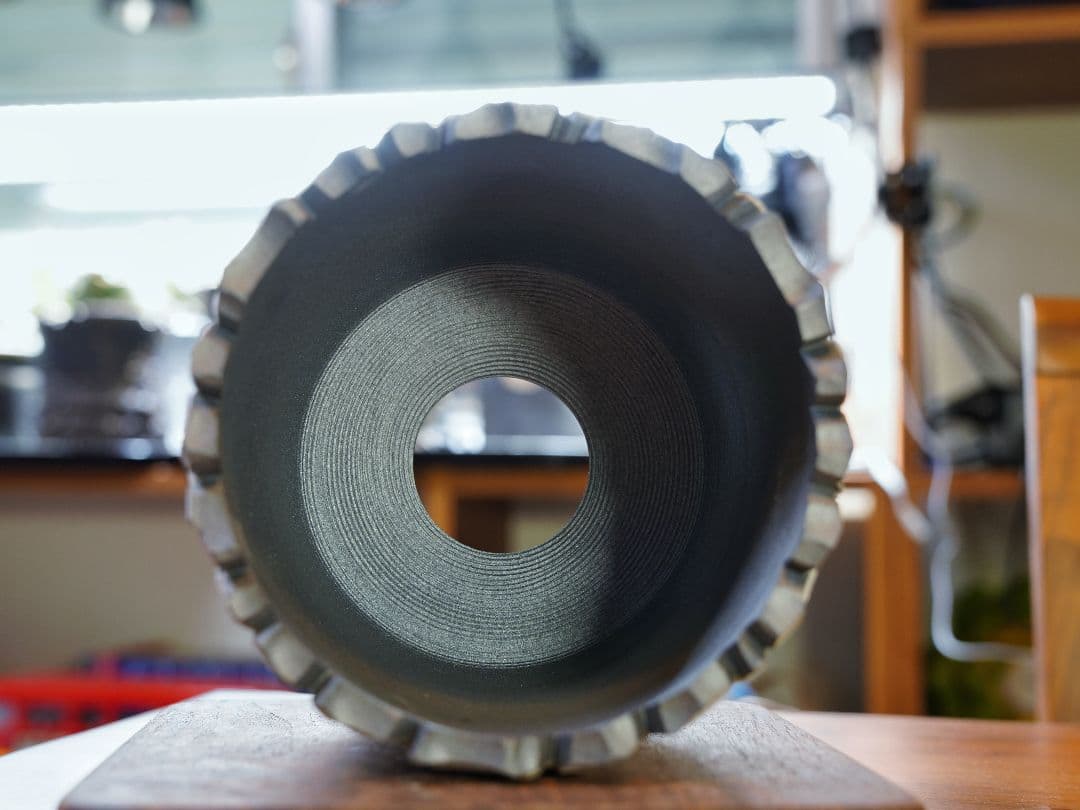 【最終値下げ】手作植木鉢 ハンドメイド 陶器鉢 塊根植物 Lサイズ A-610