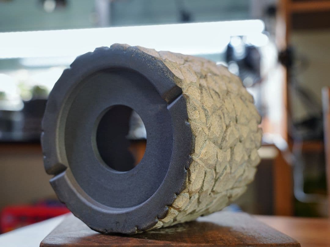 【最終値下げ】手作植木鉢 ハンドメイド 陶器鉢 塊根植物 Lサイズ A-610