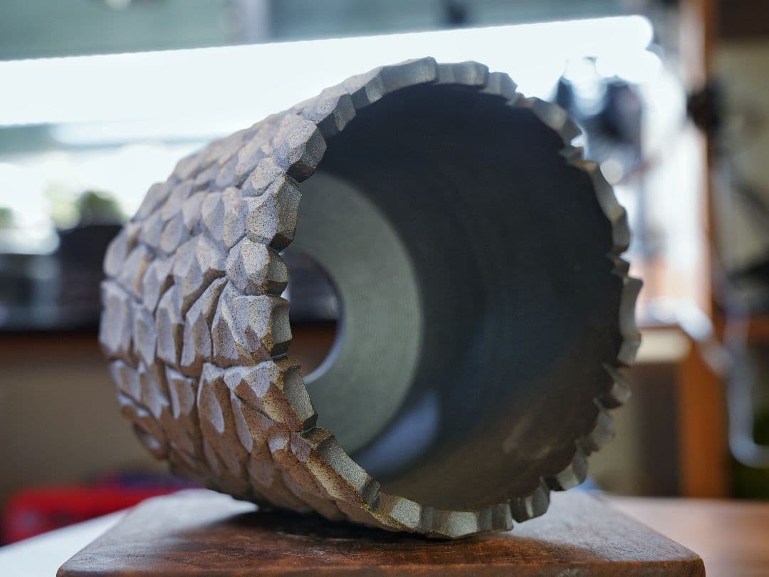 【最終値下げ】手作植木鉢 ハンドメイド 陶器鉢 塊根植物 Lサイズ A-610