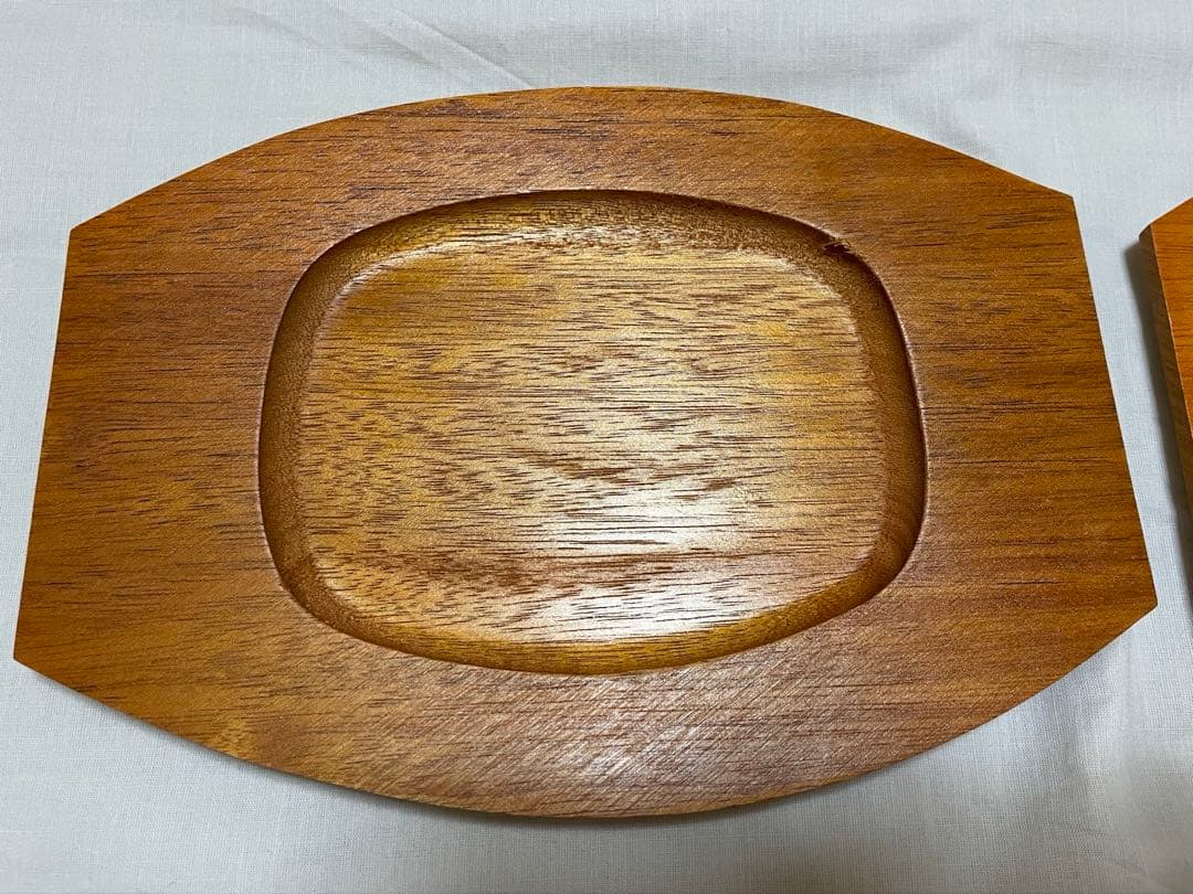 【希少☆未使用品】南部鉄器　木台付き　魚のデザイン　ベイクディッシュ　グリルパン