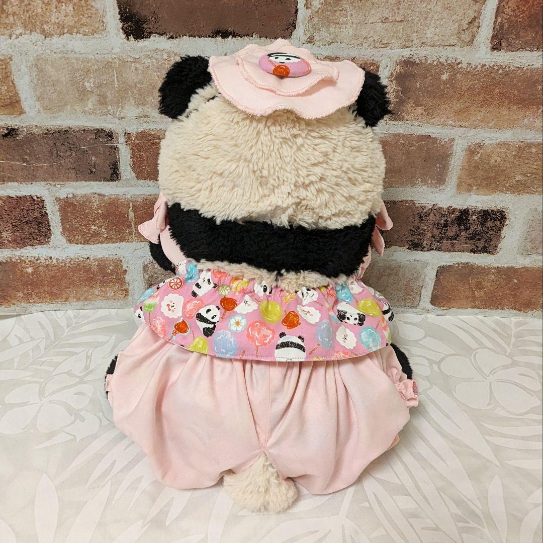 シャンシャン様♡オーダー♡２歳シャンちゃん♡かぼパンリバーシブルツーピース