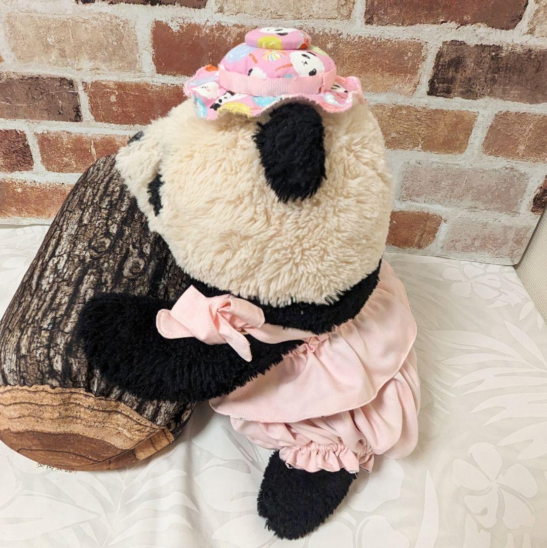 シャンシャン様♡オーダー♡２歳シャンちゃん♡かぼパンリバーシブルツーピース