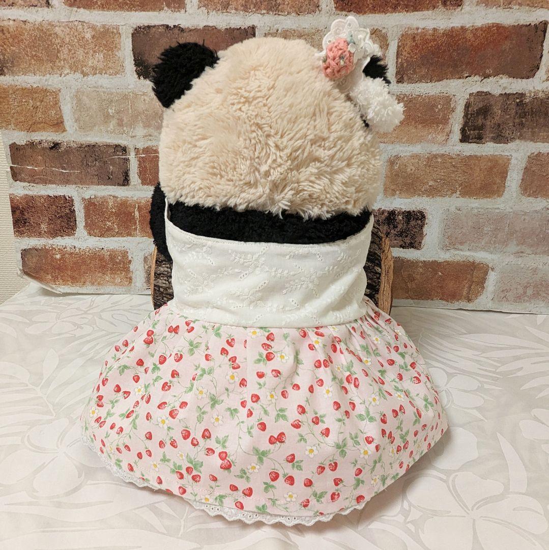 シャンシャン様♡オーダー♡２歳シャンちゃん♡かぼパンリバーシブルツーピース