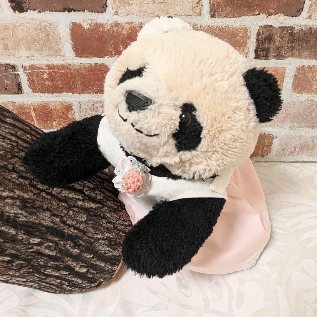 シャンシャン様♡オーダー♡２歳シャンちゃん♡かぼパンリバーシブルツーピース