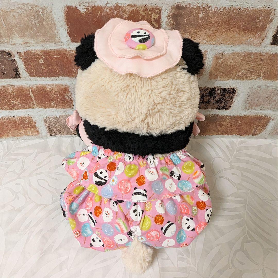 シャンシャン様♡オーダー♡２歳シャンちゃん♡かぼパンリバーシブルツーピース