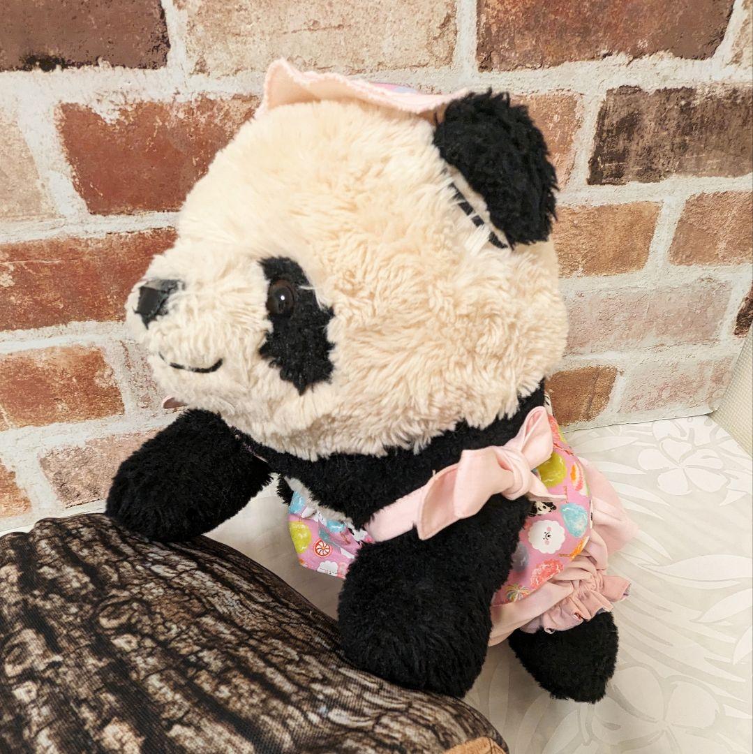 シャンシャン様♡オーダー♡２歳シャンちゃん♡かぼパンリバーシブルツーピース