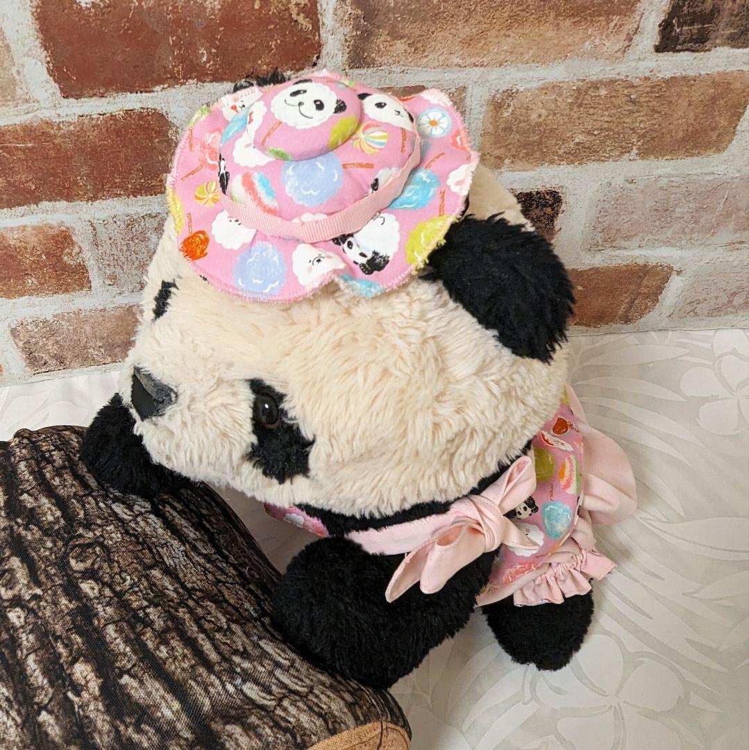 シャンシャン様♡オーダー♡２歳シャンちゃん♡かぼパンリバーシブルツーピース