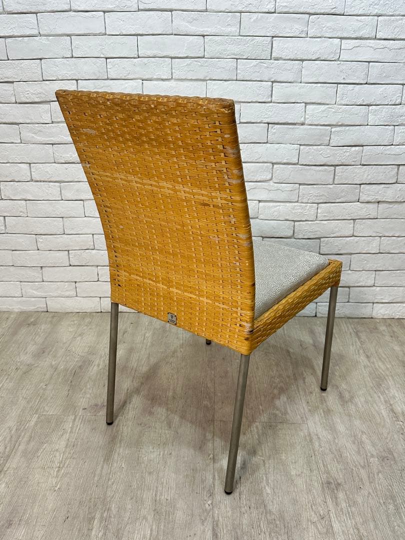 ④【東京23区配送無料】高級家具　アンティークラタン　椅子　チェア　カフェ　店舗