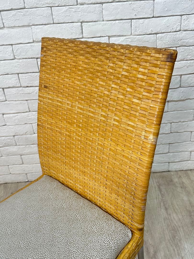 ④【東京23区配送無料】高級家具　アンティークラタン　椅子　チェア　カフェ　店舗