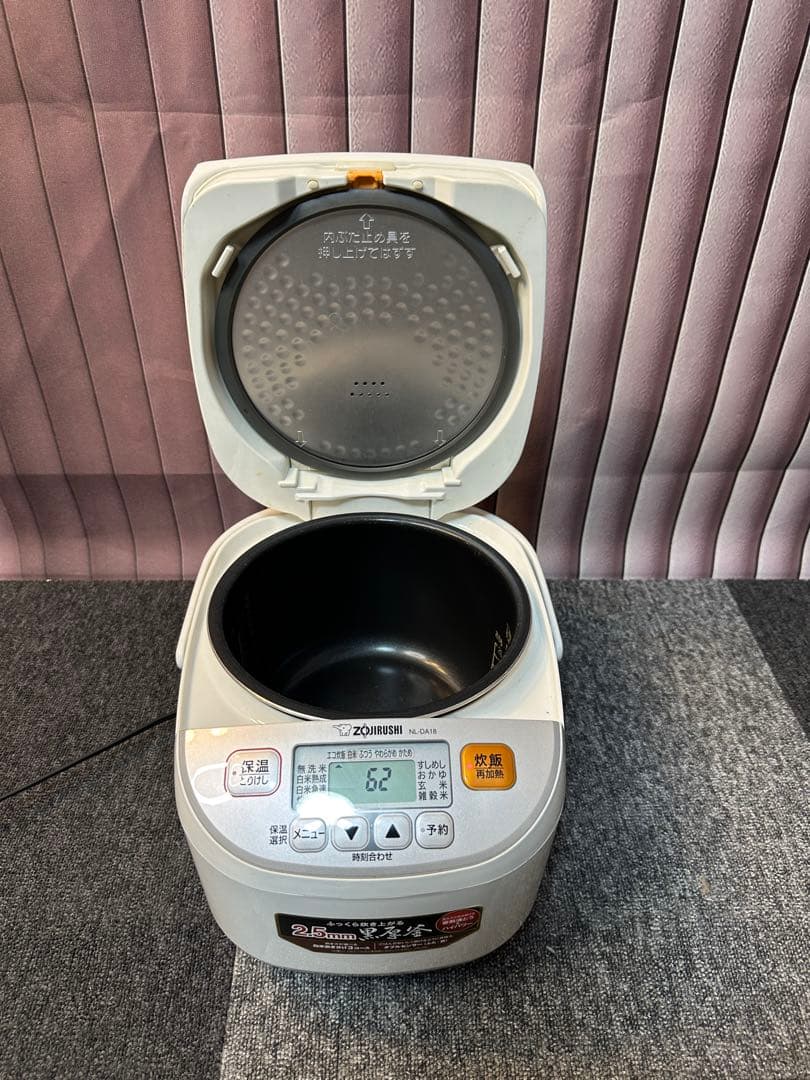 象印　NL-DA18 炊飯器 2019年製 1.8L
