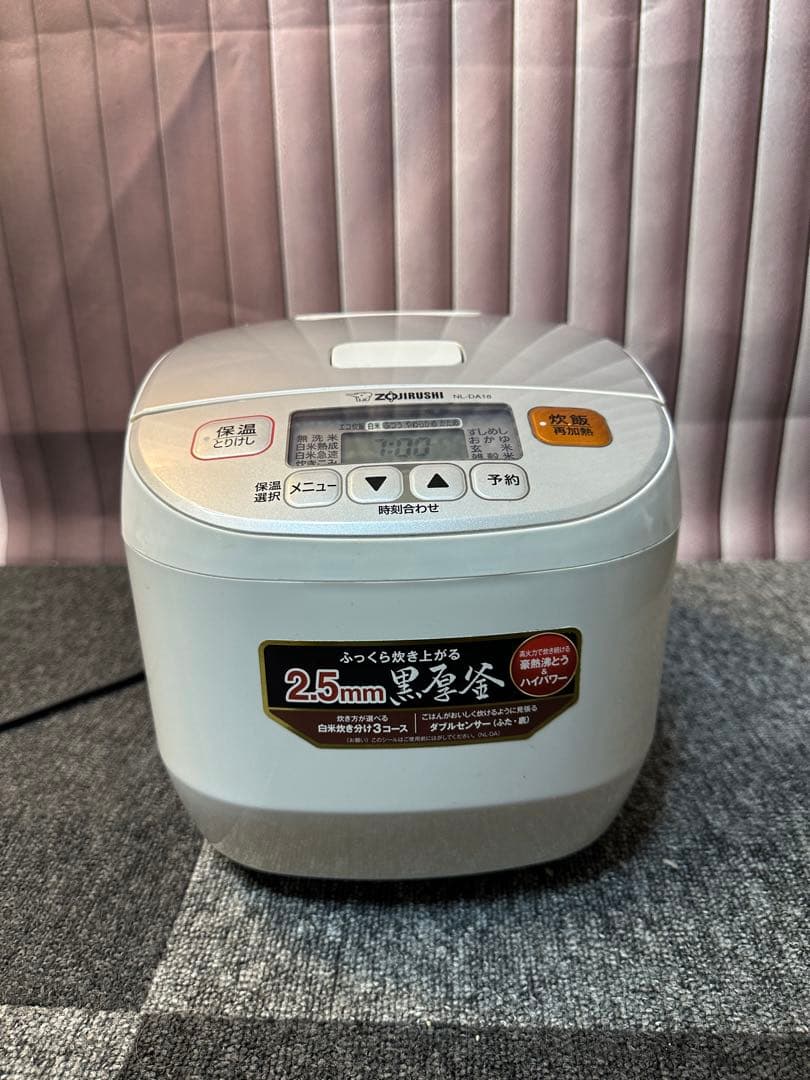 象印　NL-DA18 炊飯器 2019年製 1.8L