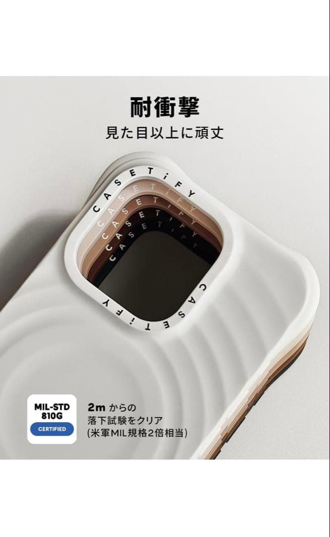 CASETiFY ウェーブシリコン iPhone16ProMaxケース ブラック