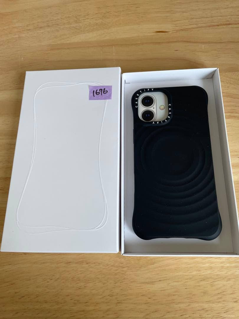 CASETiFY ウェーブシリコン iPhone16ProMaxケース ブラック