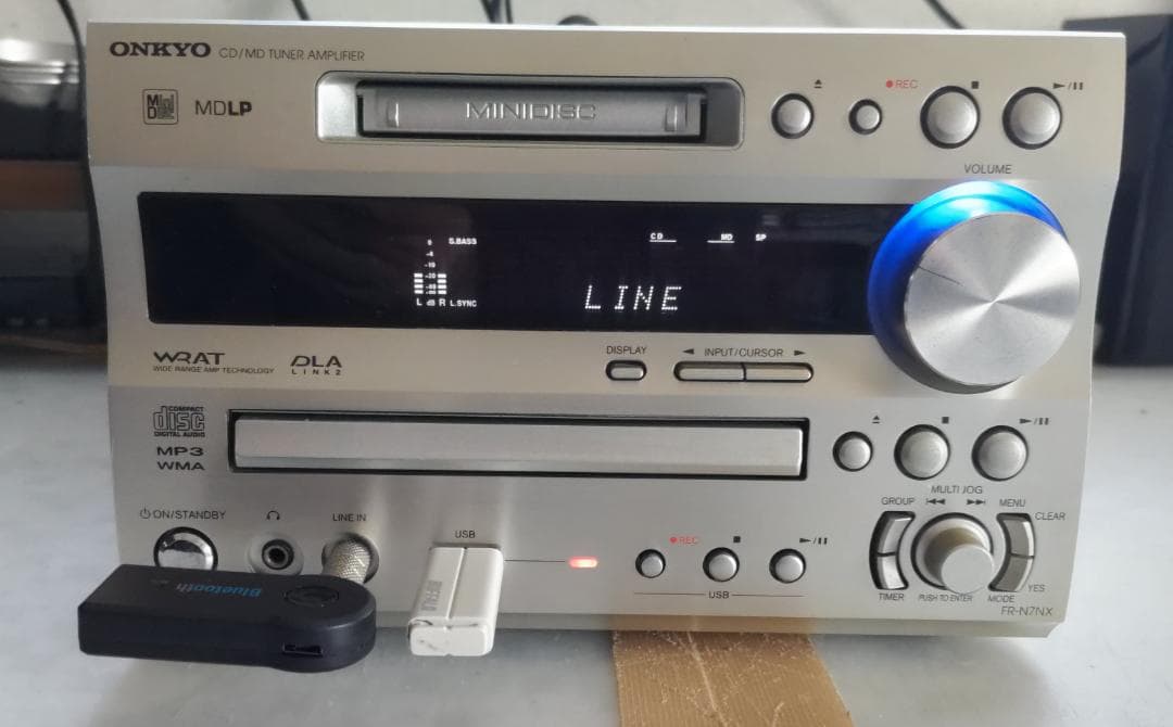 ONKYO オンキョー FR-N7XX CD/MD/USB コンポ 動作良好