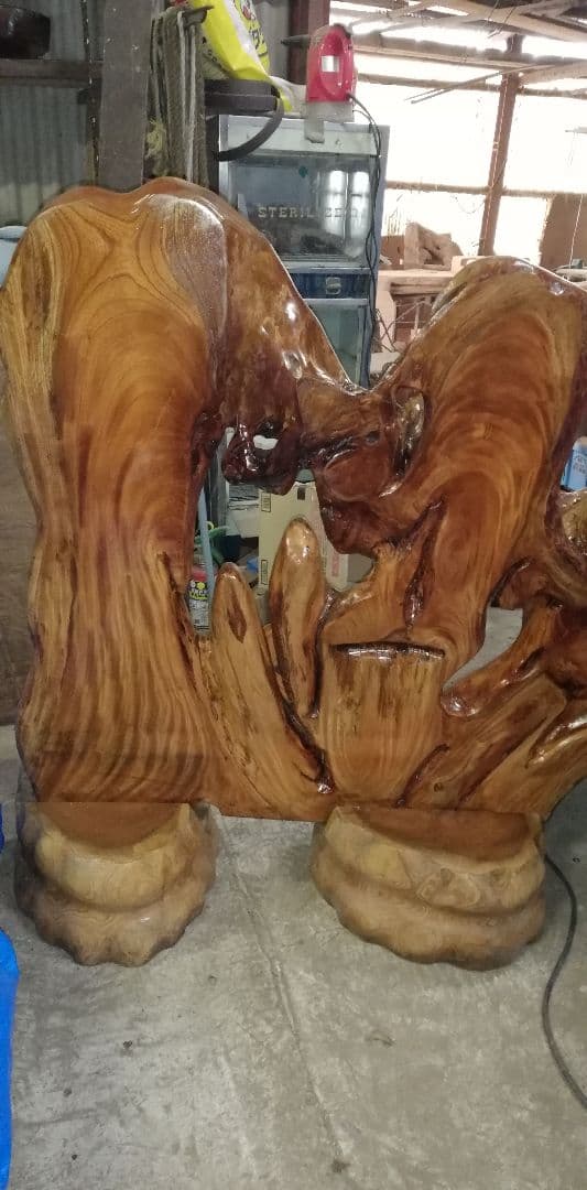 36   欅　衝立て