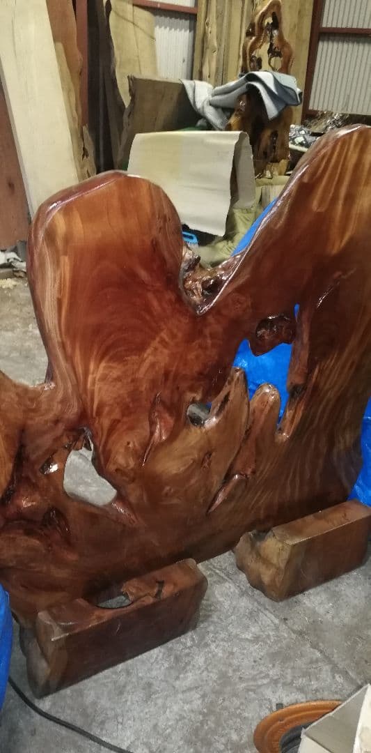 36   欅　衝立て