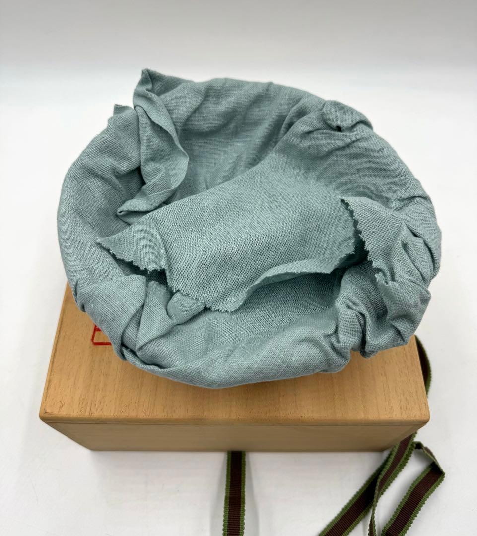 130献上窯元　陽山窯　三代水野雅之　鼡志野　鉢　未使用品　共箱　共布