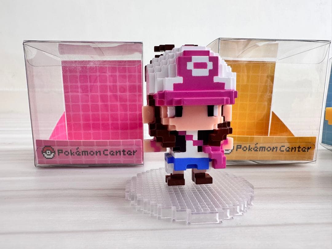 ポケットモンスタードットフィギュア４個/女の子 /ピカチュー /チェレン /ベル