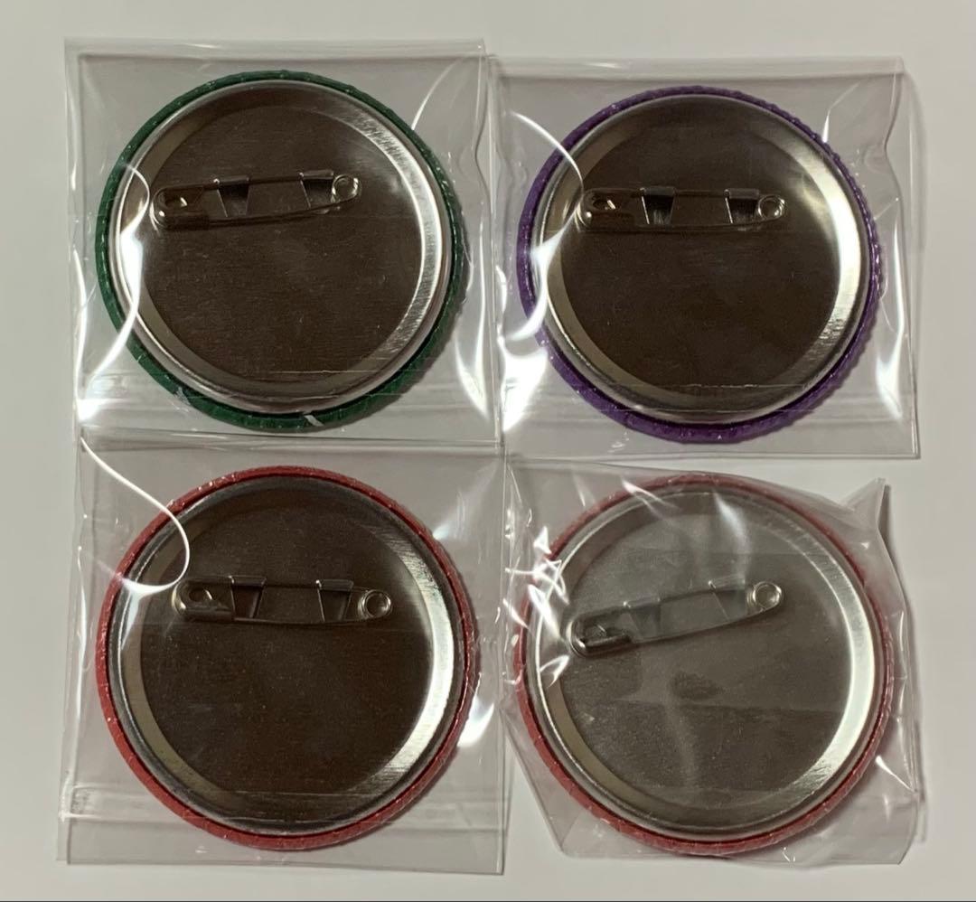 level3 缶バッジ キヨ 牛沢 フジ ロゴ4点セット