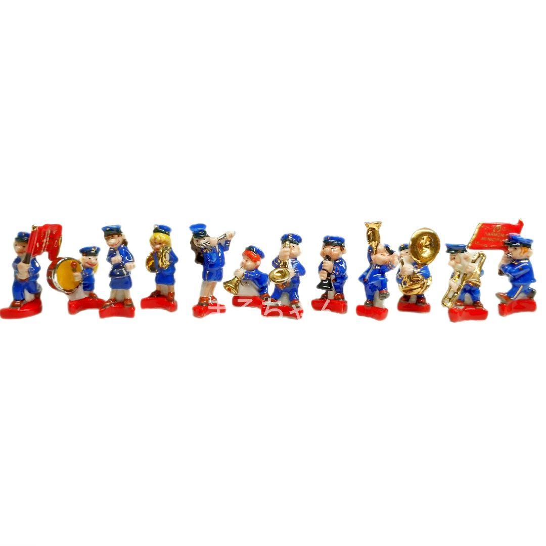 【新品・未使用】フランスの街の音楽隊　パレード　金彩　フェーヴ12点　送料込み