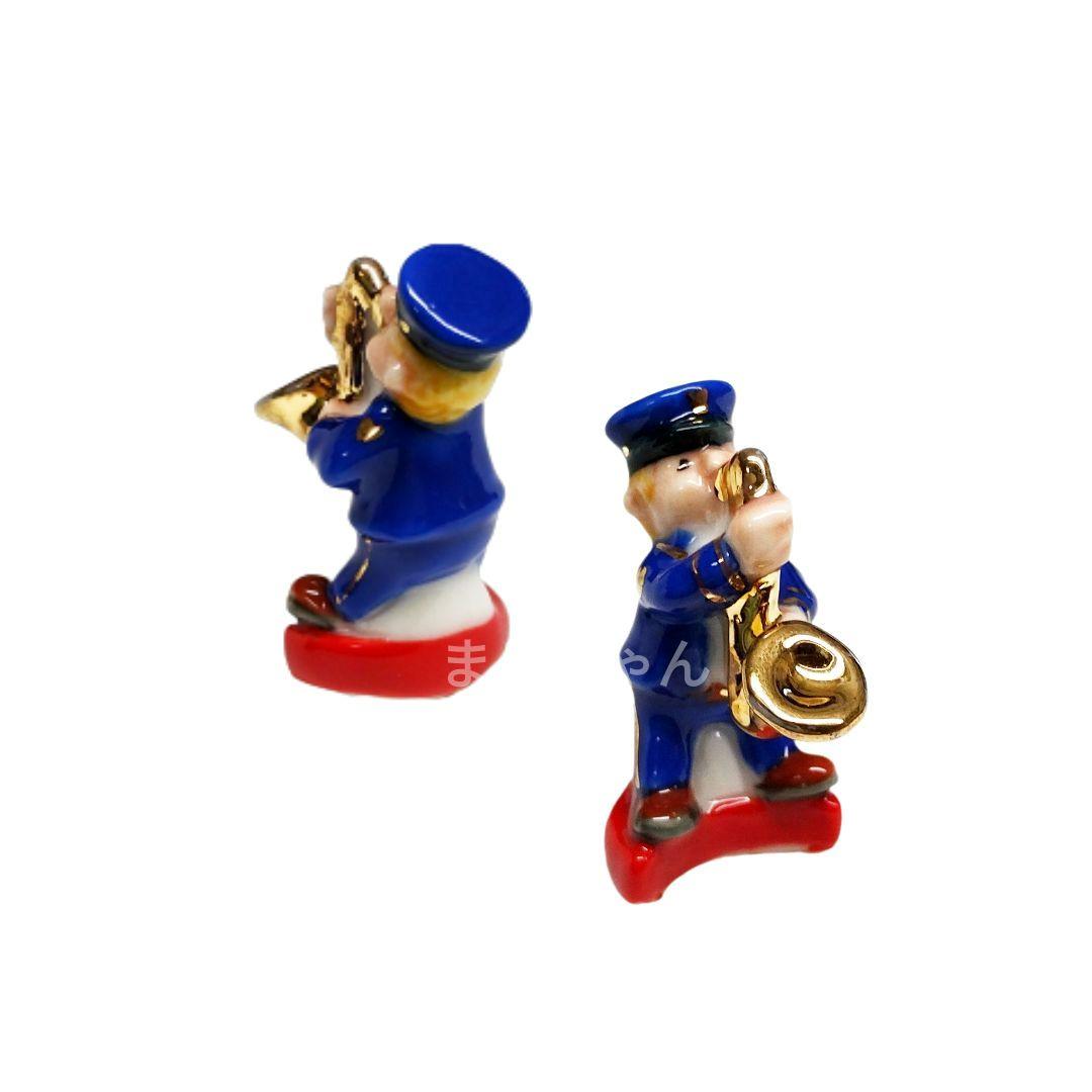 【新品・未使用】フランスの街の音楽隊　パレード　金彩　フェーヴ12点　送料込み